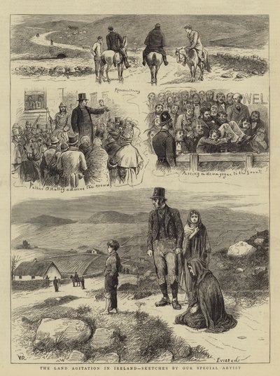 La agitación de la tierra en Irlanda de William Ralston